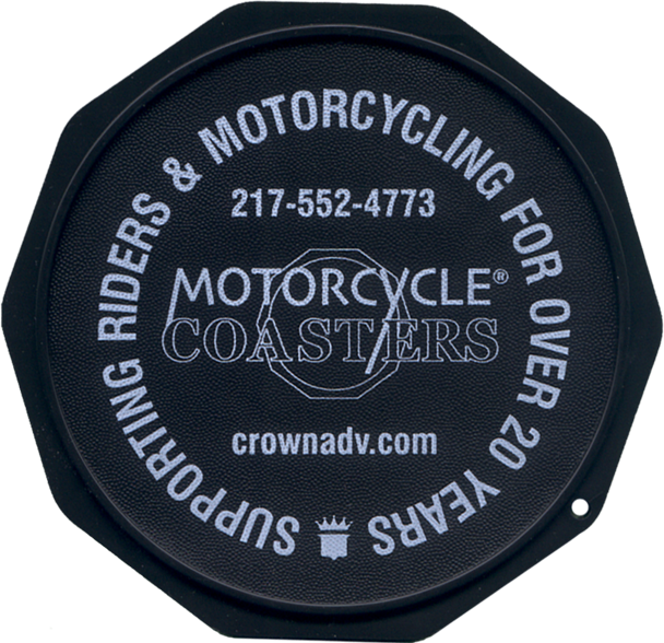 Custom Imprinted Motorcycle Coasters®